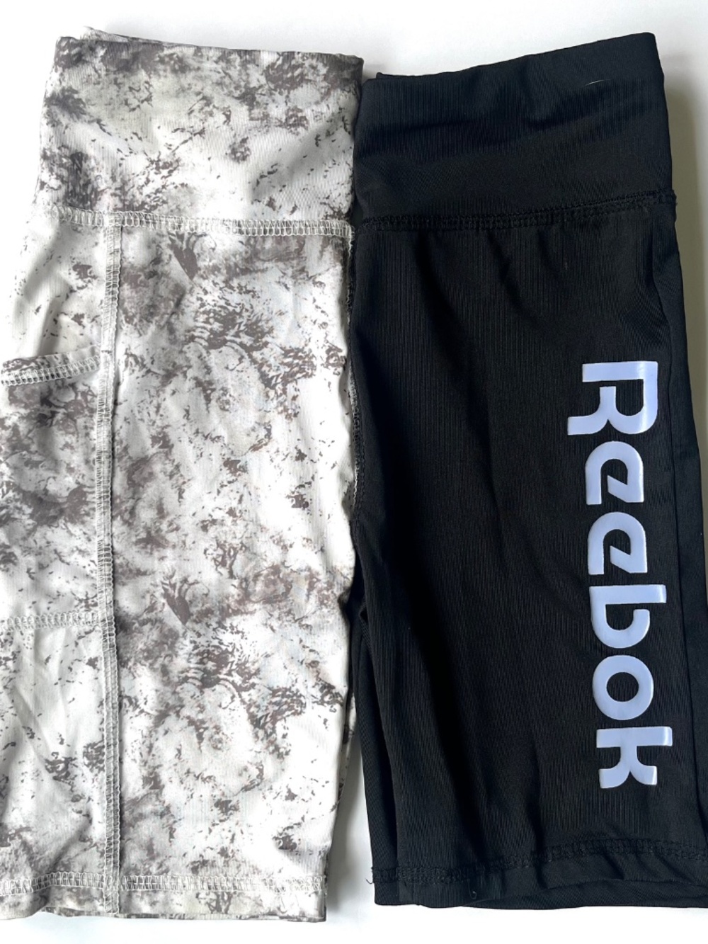 Reebok- 2 Pairs of Athletic/Biker Shorts- Girls Size M (8-10) (Both same size)